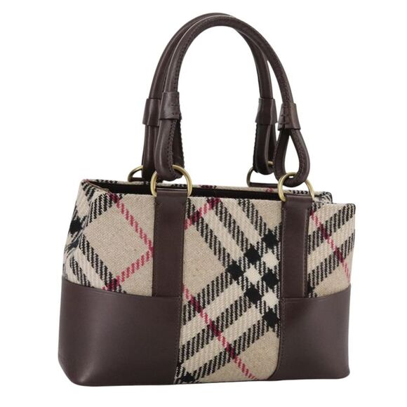 Pre Loved burberry Women Beige Handbags - Picture 1 of 8